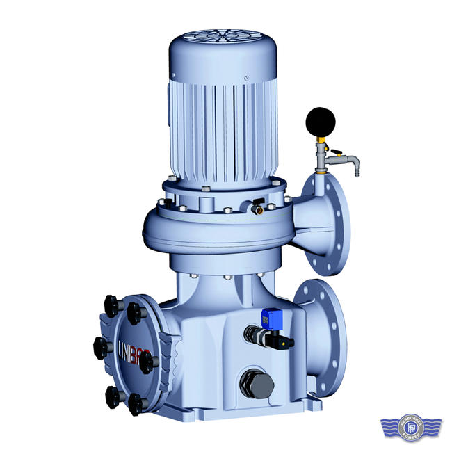 Unibad met permanent magneet motor (IE3) van Herborner